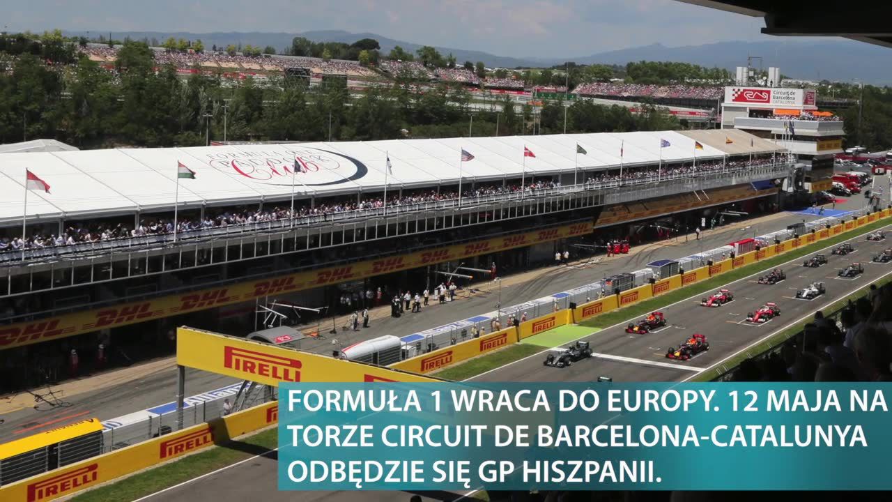 Formuła 1 wraca do Europy. Kierowcy będą ścigali się pod Barceloną