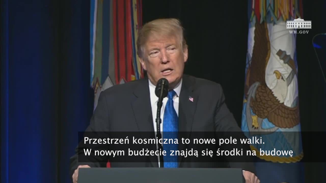 Donald Trump zapowiedział budowę kosmicznego systemu antyrakietowego