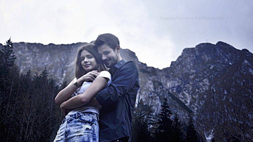 Mateusz Jarzębiak "Góral" i Olga Kaczyńska 
Fot. screen z Faceboook