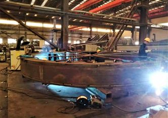 Tunel pomiędzy wyspami Wolin i Uznam. Maszyna wiercąca powstaje w Chinach