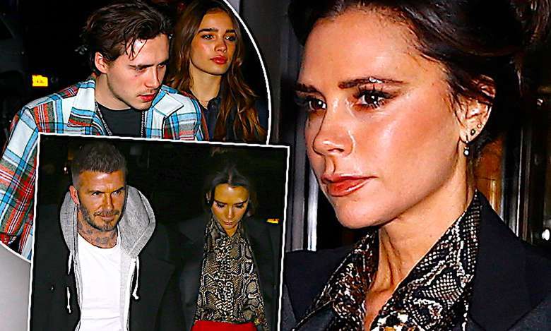 Victoria Beckham z rodziną na randce