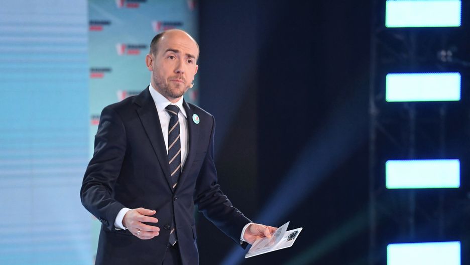 Borys Budka zapowiada przemówienie Małgorzaty Kidawy-Błońskiej.