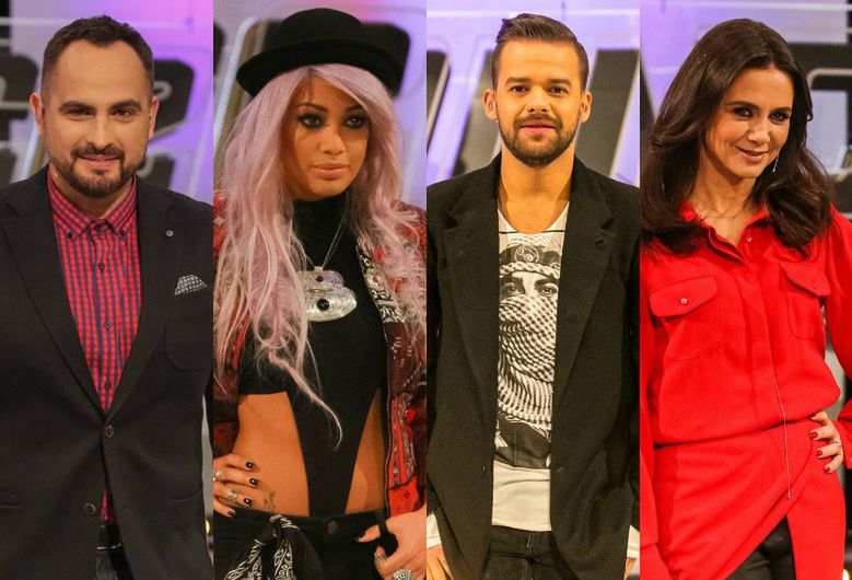 Michał Piróg, Patricia Kazadi, Agustin Egurrola i Kinga Rusin na castingu do You Can Dance