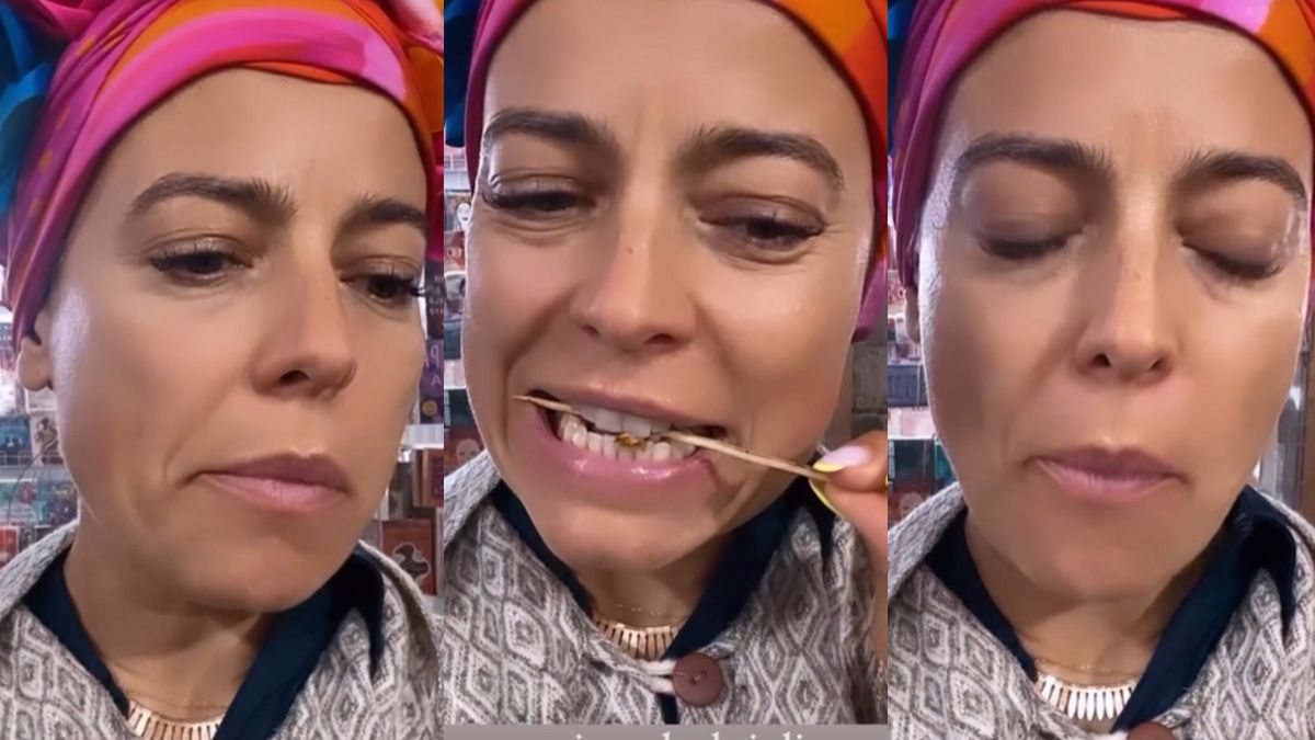 Anna Mucha zajadała się owadami w Meksyku (fot. InstaStories)