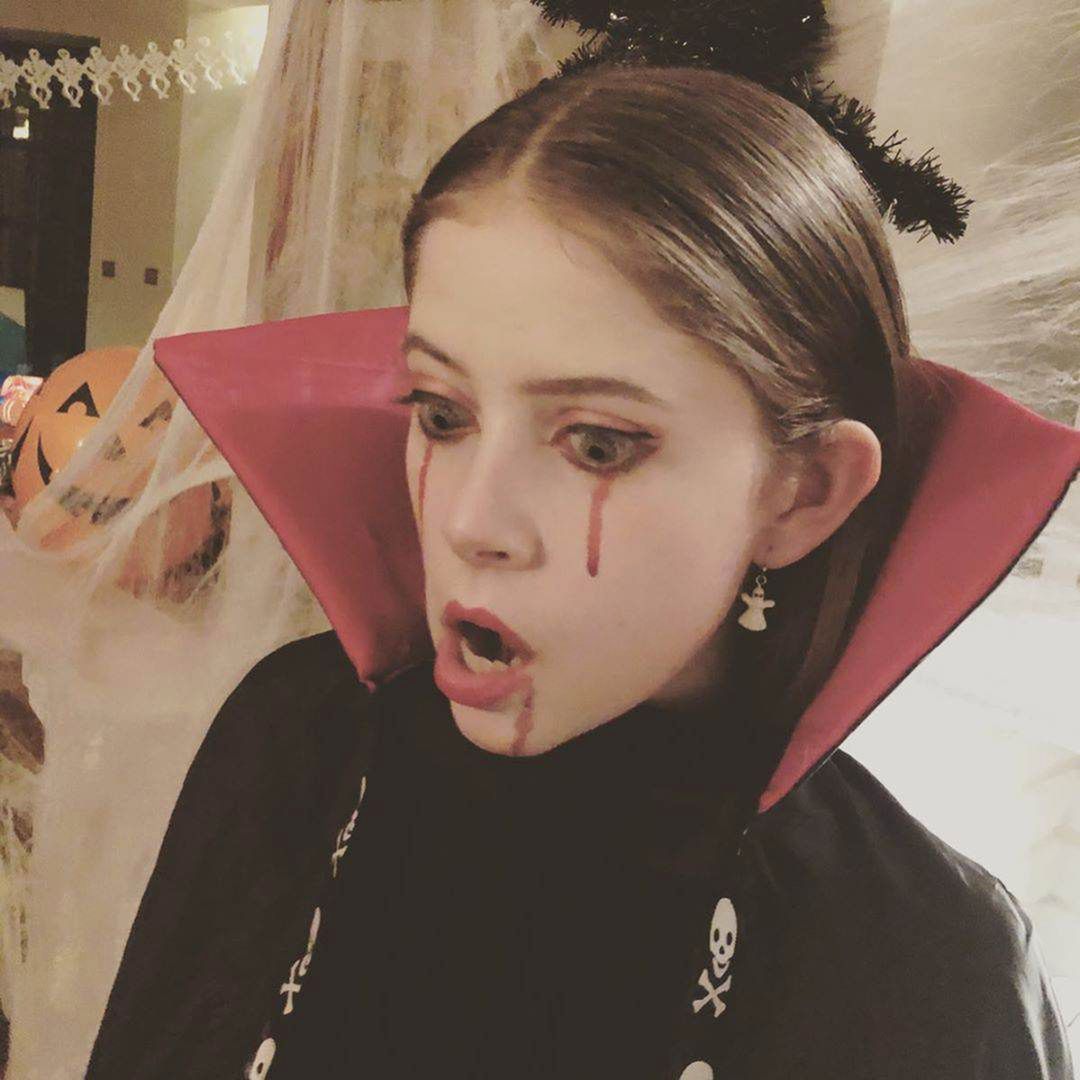 Natalia Kukulska - Halloween 2019, przebranie córki