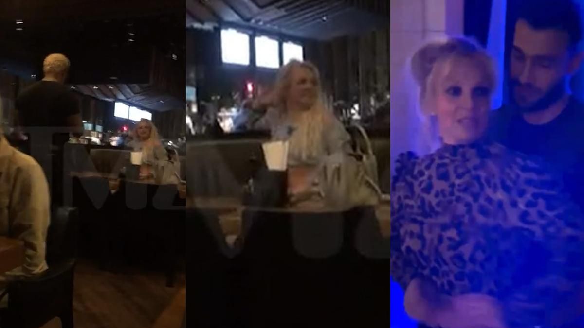 Britney Spears wpadła w szał na randce z mężem. Film z restauracji obiegł sieć. Fani martwią się o stan idolki