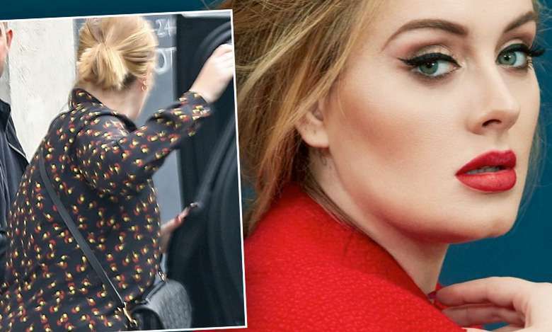 Adele bez makijażu paparazzi