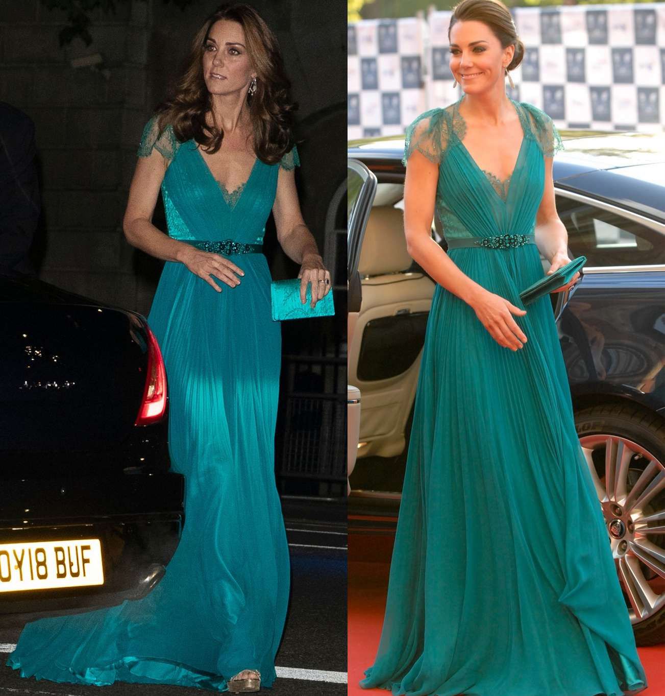 Księżna Kate w tej samej sukience – 2018 i 2012 rok