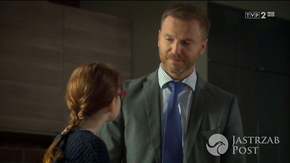 M jak miłość odcinek 1174, Ania (Weronika Wachowska), Andrzej (Krystian Wieczorek) fot: MTL Maxfilm