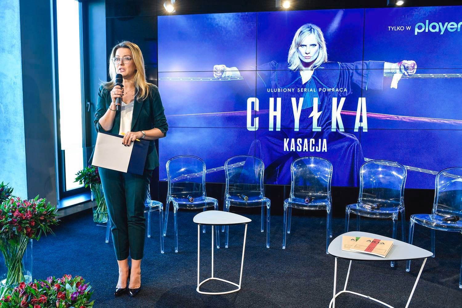 "Chyłka - Kasacja" - spotkanie prasowe: Kinga Burzyńska