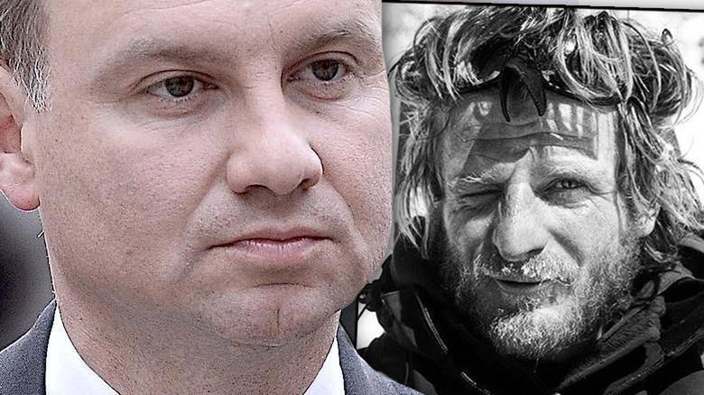Andrzej Duda o Tomasz Mackiewicz Nanga Parbat