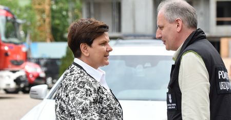 Wojewoda Drelich: słowa o grabieniu liści to fake news. Radni wręczyli mu grabie
