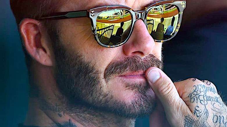 David Beckham makijaż