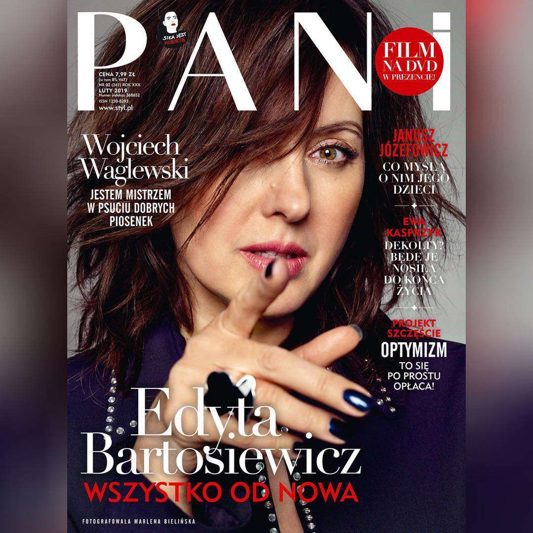 Edyta Bartosiewicz w magazynie Pani