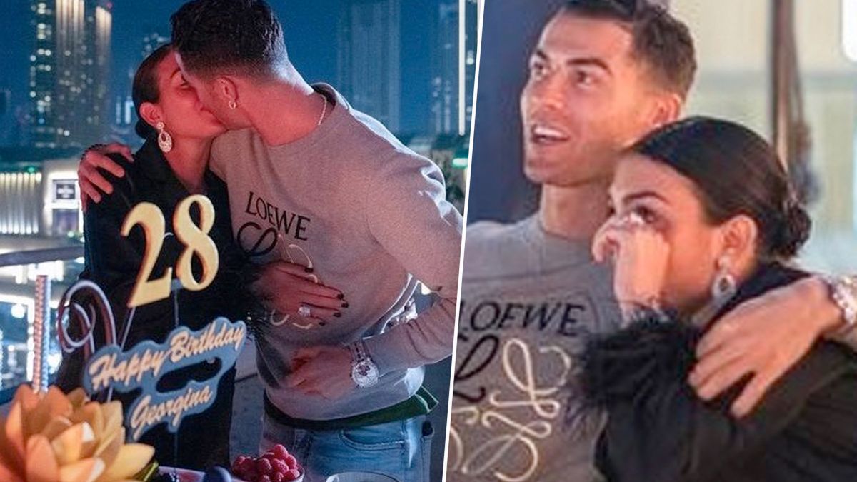 Cristiano Ronaldo wydał fortunę na prezent urodzinowy dla Georginy. Zdjęcie ukochanej wyświetlono na najwyższym wieżowcu świata. Widok powala