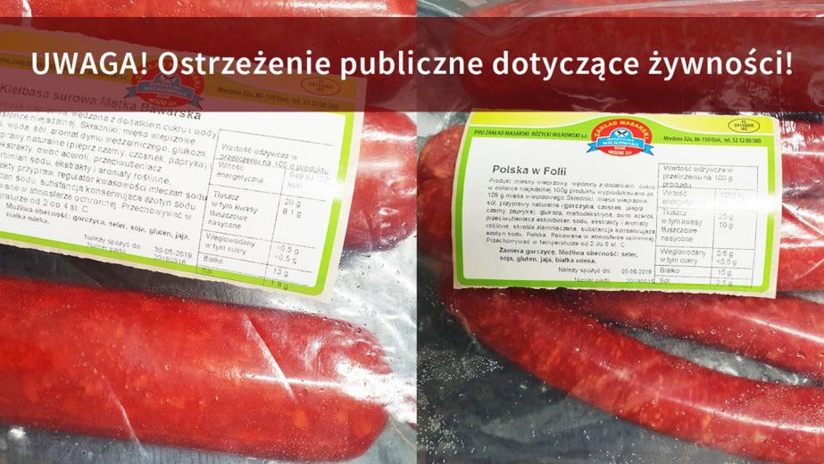 GIS ostrzega. Wykryto groźną bakterię w produktach mięsnych