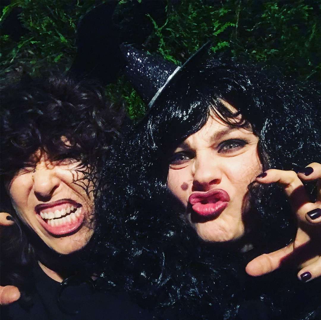 Małgorzata Socha i Natalia Kukulska na imprezie z okazji Halloween 2018