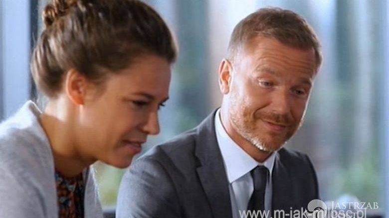 M jak miłość Andrzej (Krystian Wieczorek), Paulina (Maria Szafirska)