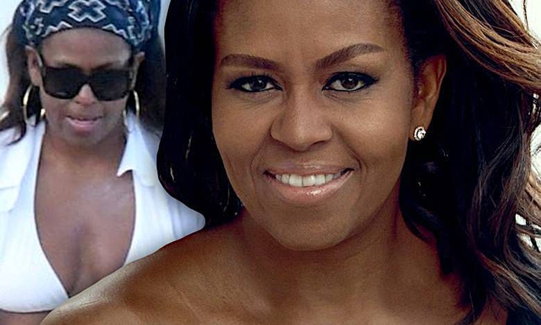 Michelle Obama w bikini spaceruje po plaży. Wiedzieliście, że 53-letnia była Pierwsza Dama ma takie ciało?