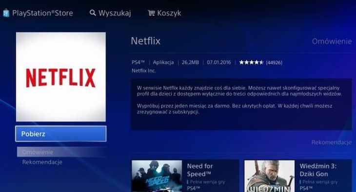 Netflix w Polsce również na konsolach. Kilka chwil i można oglądać Narcos, Władcę Pierścieni, Daredevila czy... Zabić Drozda