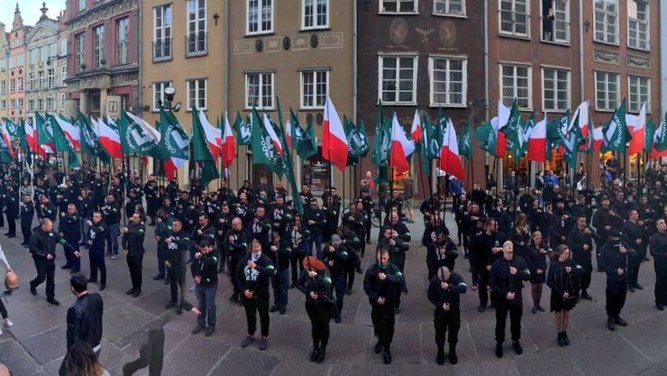 Członkowie ONR przemaszerowali ulicami Gdańska