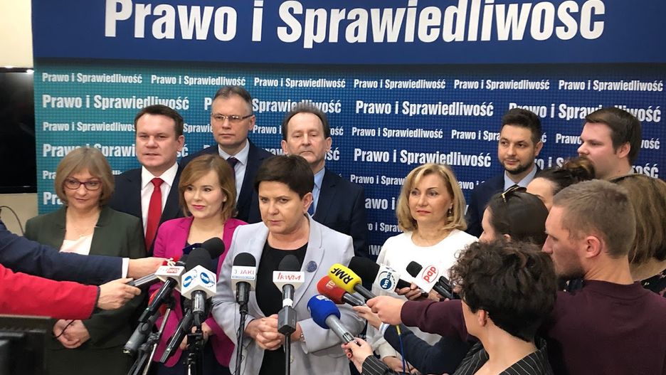 Prezentacja kandydatów PiS-u do eurowyborów. Kraków 20 marca 2019
