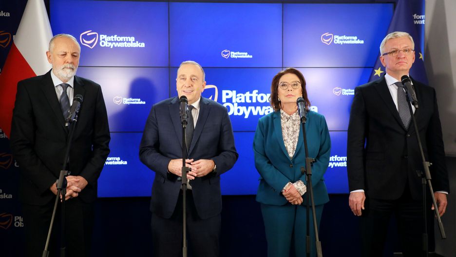 Grzegorz Schetyna, Małgorzata Kidawa-Błońska, Jacek Jaśkowiak.