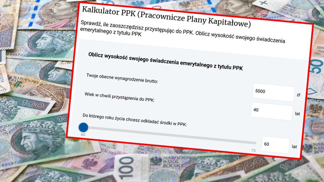 Dzięki kalkulatorowi money.pl można sprawdzić, ile odłożymy w PPK.