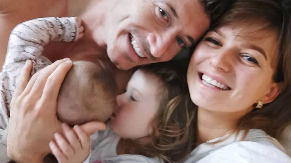 Lewandowscy z dziećmi