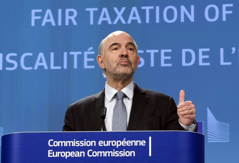 Pierre Moscovici stał się twarzą walki o podatki od najwiekszych