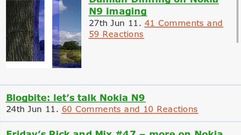 Nokia N9 z nieirytującą przeglądarką 1