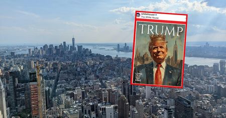 Trump znów szokuje. Taką grafikę zamieścił też Biały Dom