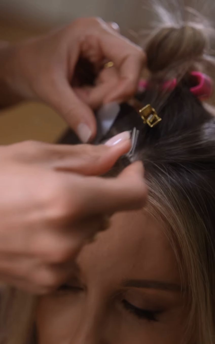 Małgorzata Rozenek u fryzjera