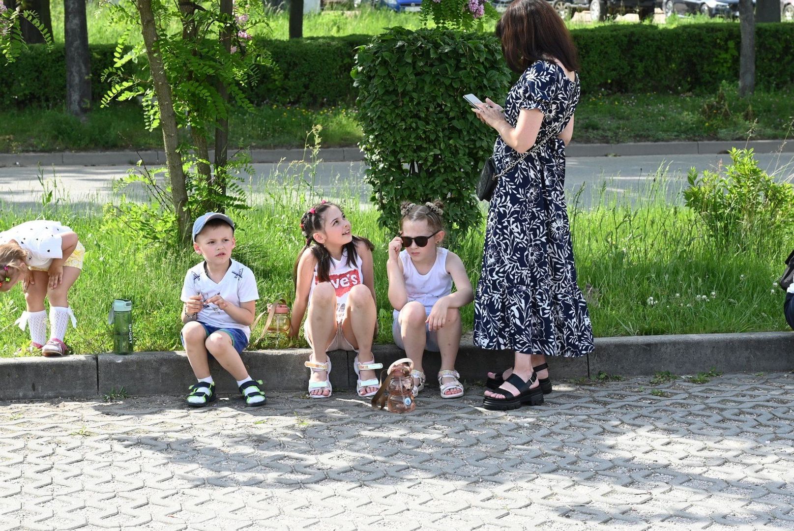 Atrakcje przed Centrum Kultury w Jędrzejowie przyciągnęły tłumy mieszkańców.