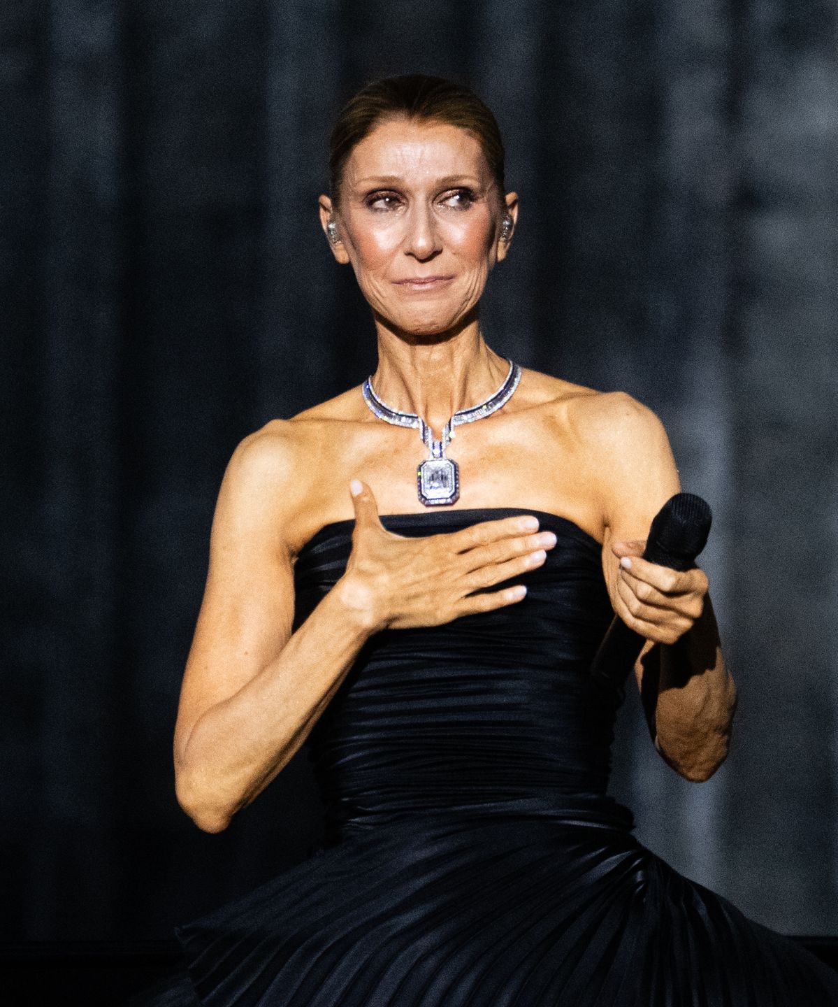 Naszyjnik Céline Dion robił spektakularne wrażenie
