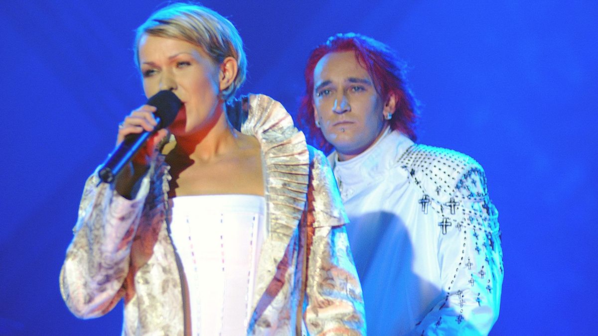 Justyna Majkowska wystąpiła z Ich Troje na Eurowizji w 2003 r.
