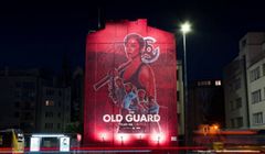 Netflix promuje muralami film „The Old Guard”