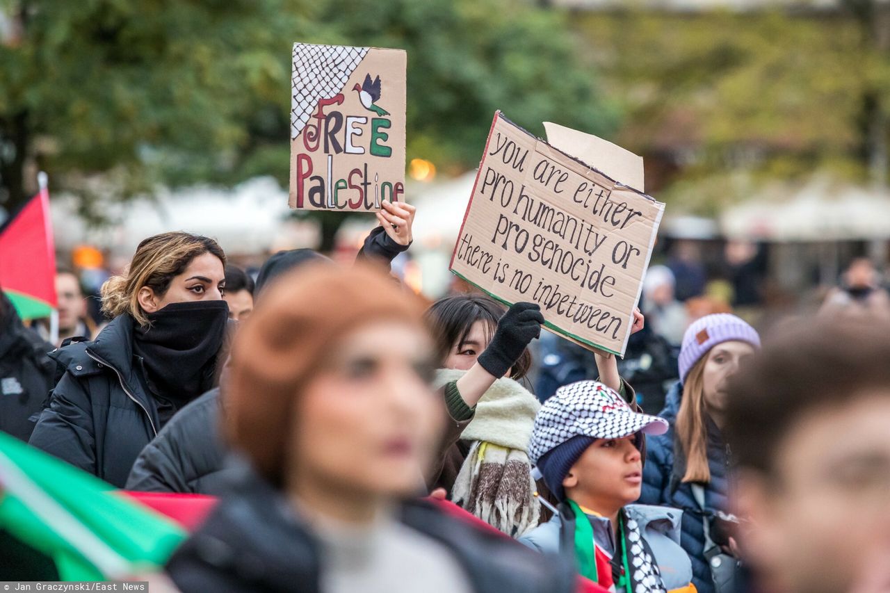 Demonstracja propalestyńska w Warszawie. Jest decyzja sądu