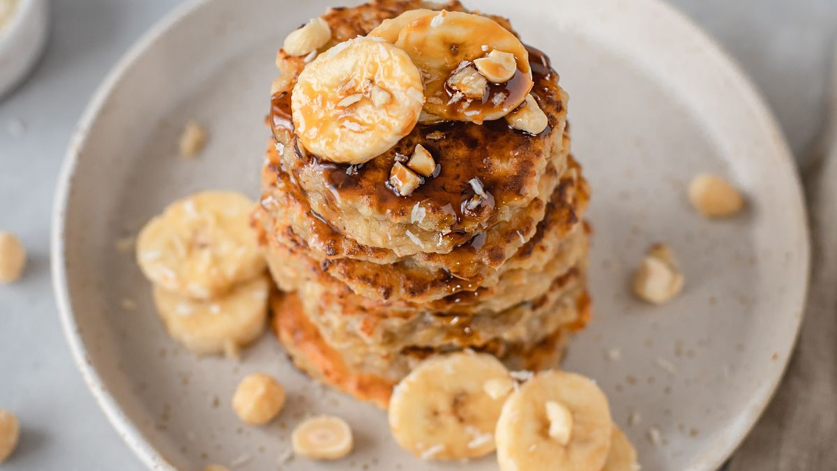 Anna Lewandowska robi placki z mąką owsianą