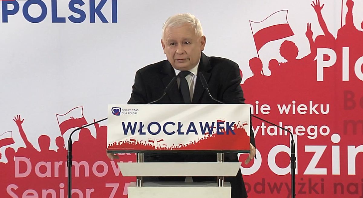 Konwencja programowa PiS we Włocławku i Bydgoszczy: Jarosław Kaczyński: to, co czyniliśmy, czyniliśmy dobrze