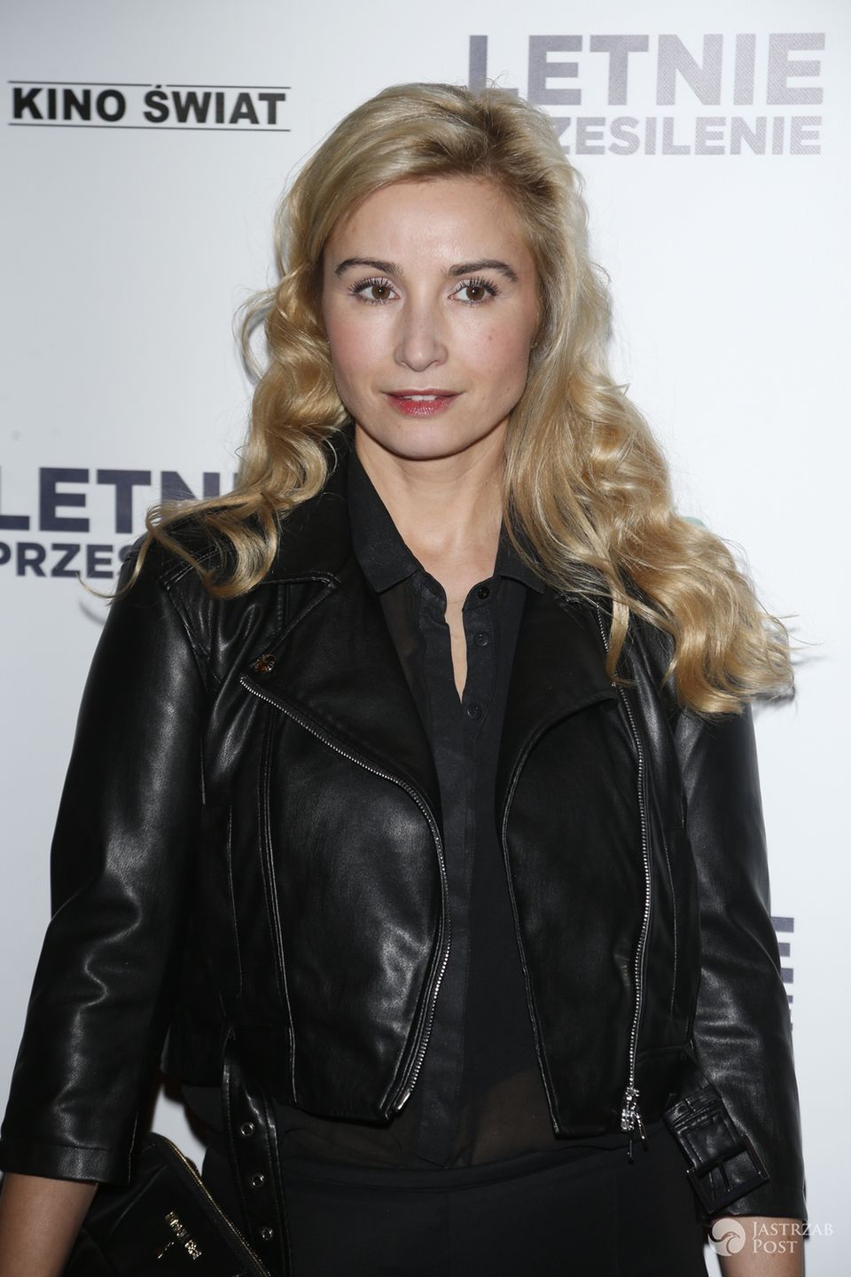 Joanna Brodzik na premierze filmu Letnie przesilenie