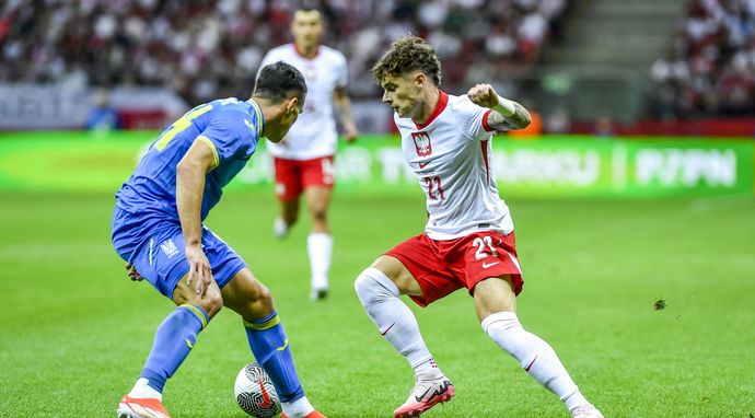 Piłka nożna - mecz towarzyski: Polska - Ukraina