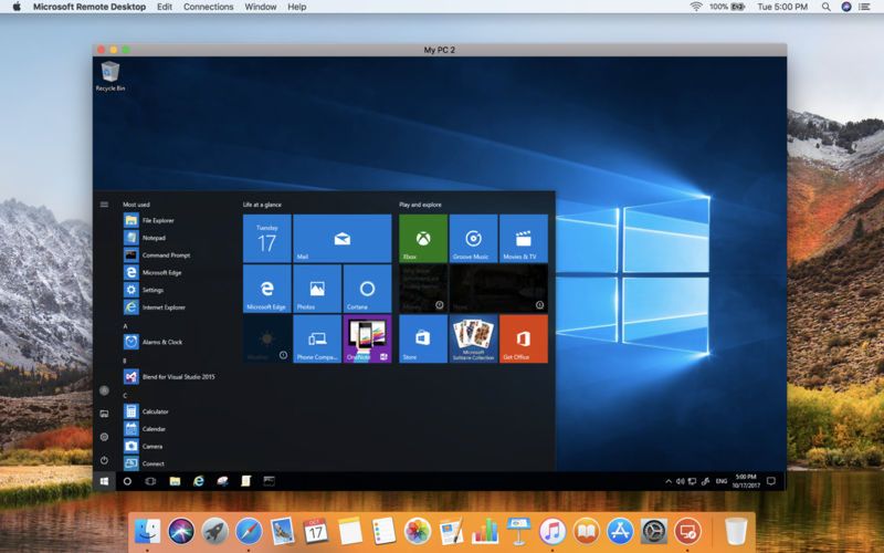 Zdalny pulpit Windowsa dla macOS-a po aktualizacji z nowymi funkcjami