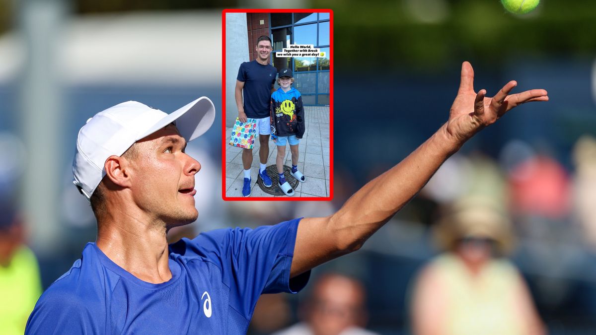 Getty Images / Foto Olimpik/NurPhoto / Instagram / kamilmajchrzakk / Na zdjęciu: Kamil Majchrzak z młodym fanem