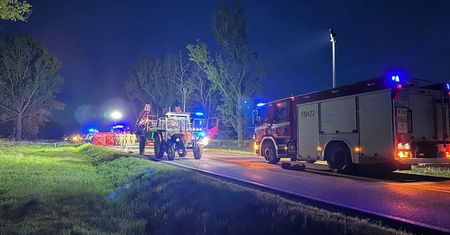 Makabryczny wypadek na Dolnym Śląsku. Dwie osoby spłonęły żywcem