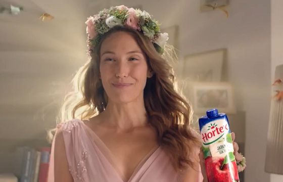 Soki Hortex reklamowane przez Matkę Naturę do śniadania, obiadu i na przerwę w pracy (wideo)