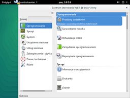 Centrum sterowania w OpenSUSE