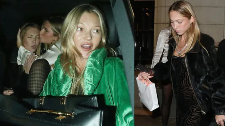 Kate Moss IMPREZUJE z 19-letnią córką i jej koleżankami! Taka mama to skarb? (ZDJĘCIA)