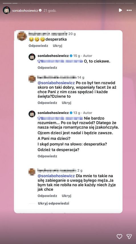 Sonia Bohosiewicz na nartach z byłym mężem