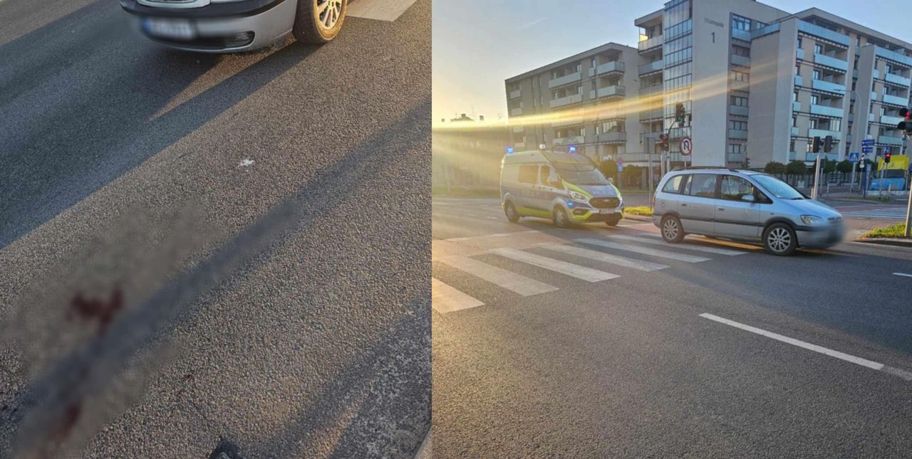 Kierowca bez uprawnień potrącił seniorkę na pasach